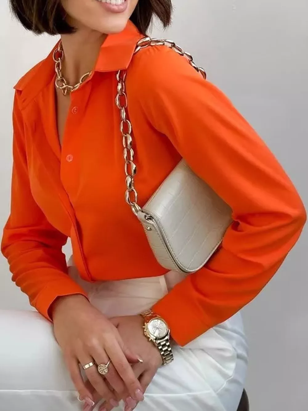 Button Up Long-Sleeve Shirt, image 28