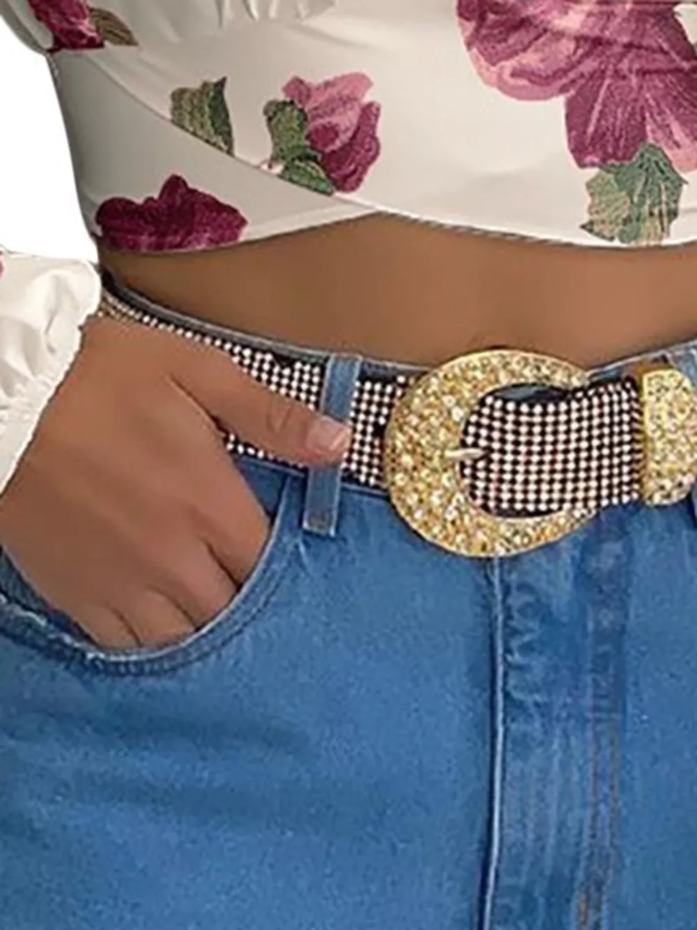 Off-Shoulder Long Sleeve Cropped Blouse, image 29