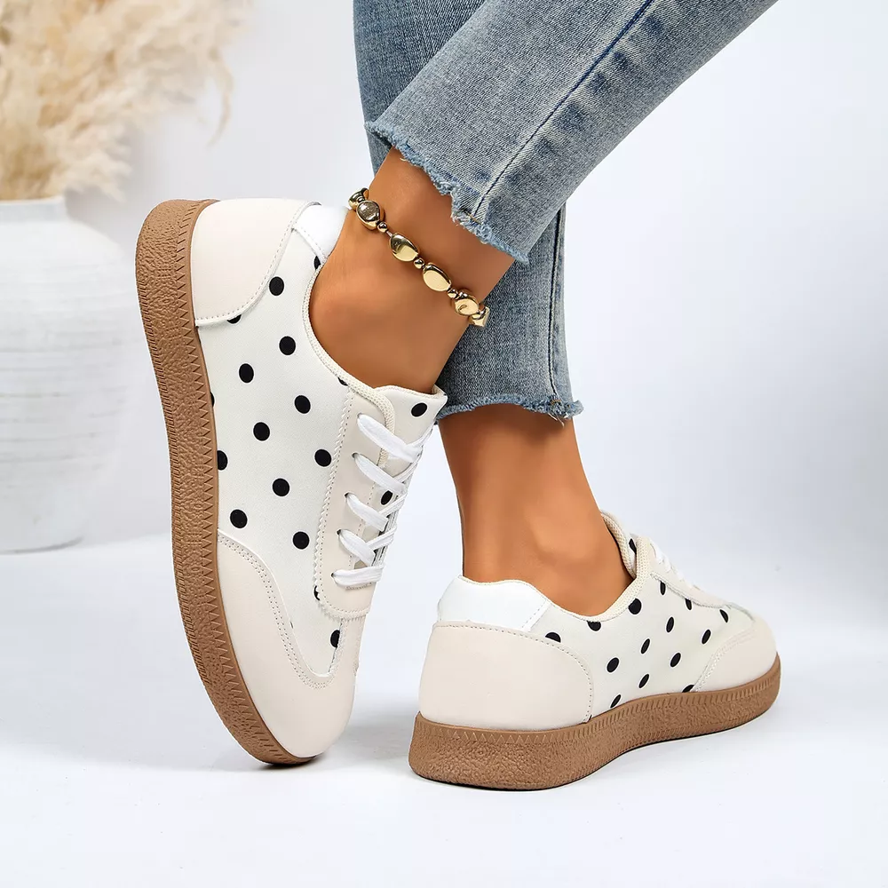 Polka Dot Casual Sneakers, image 10