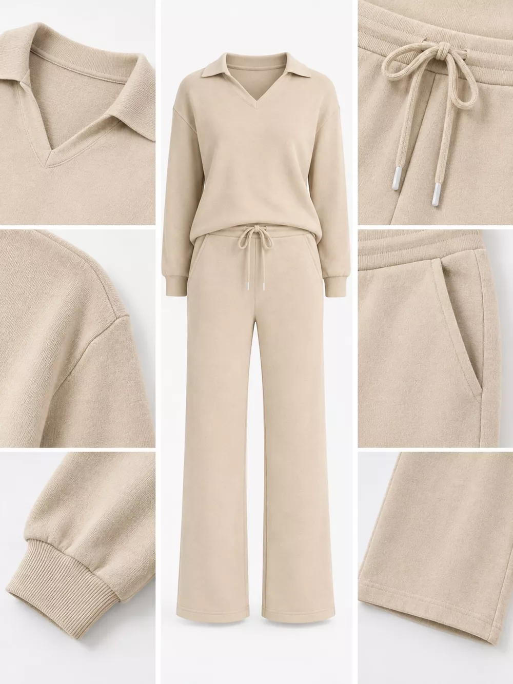 Dropped Shoulder Top and Pants Set, image 52