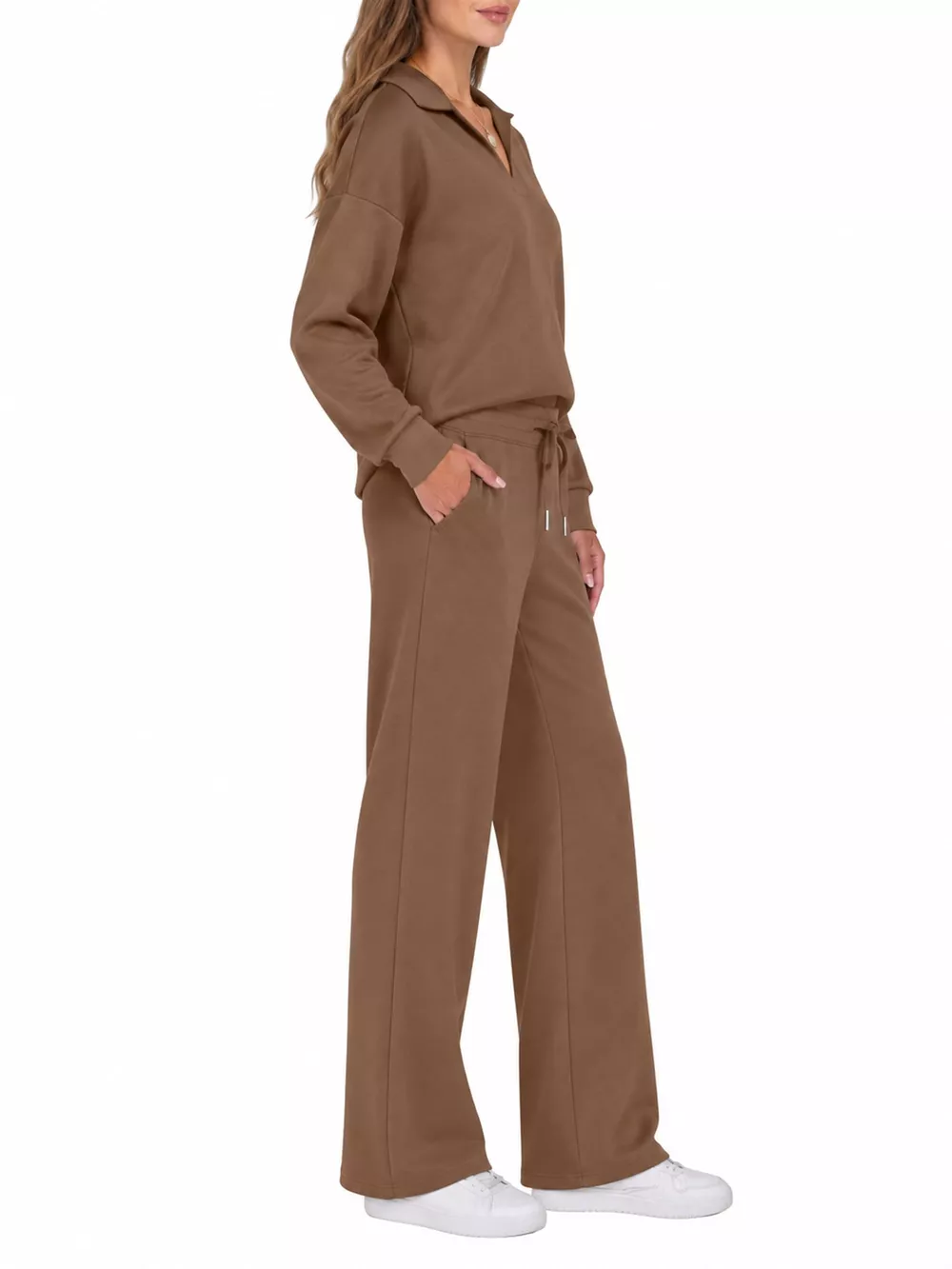 Dropped Shoulder Top and Pants Set, image 22