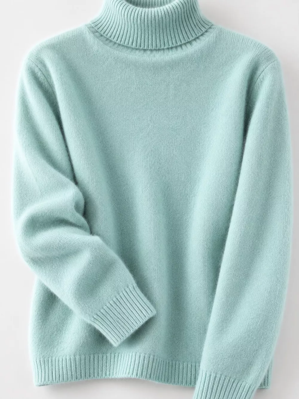 Full Size Turtleneck Long Sleeve Sweater Plus Size, image 25