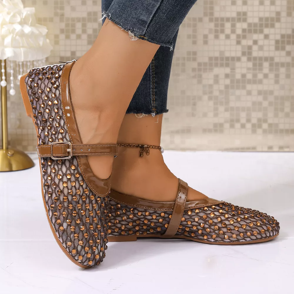 Sparkling Mesh Mary Jane Sneakers, image 11