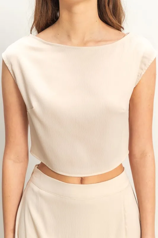 Sleeveless Top and Maxi Skirt Set, image 4