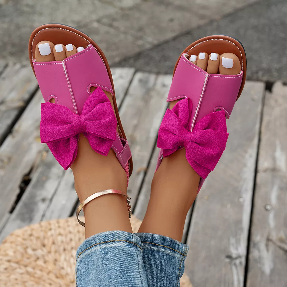 Open Toe Bow Sandals, image 7