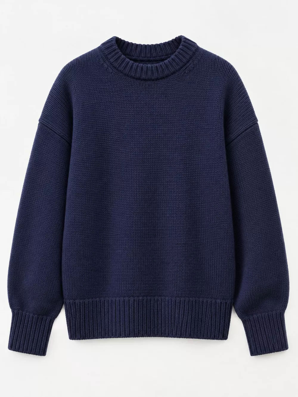Round Neck Dropped Shoulder Sweater, image 10