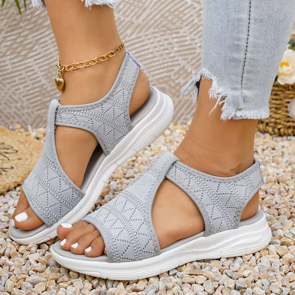 Open Toe Flats Sandals, image 5