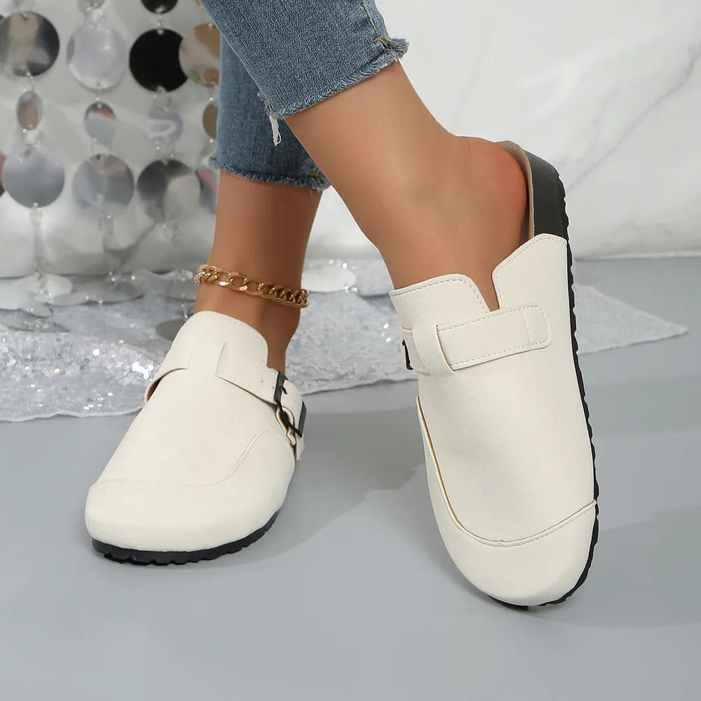 Round Toe Flat Slip-Ons, image 2