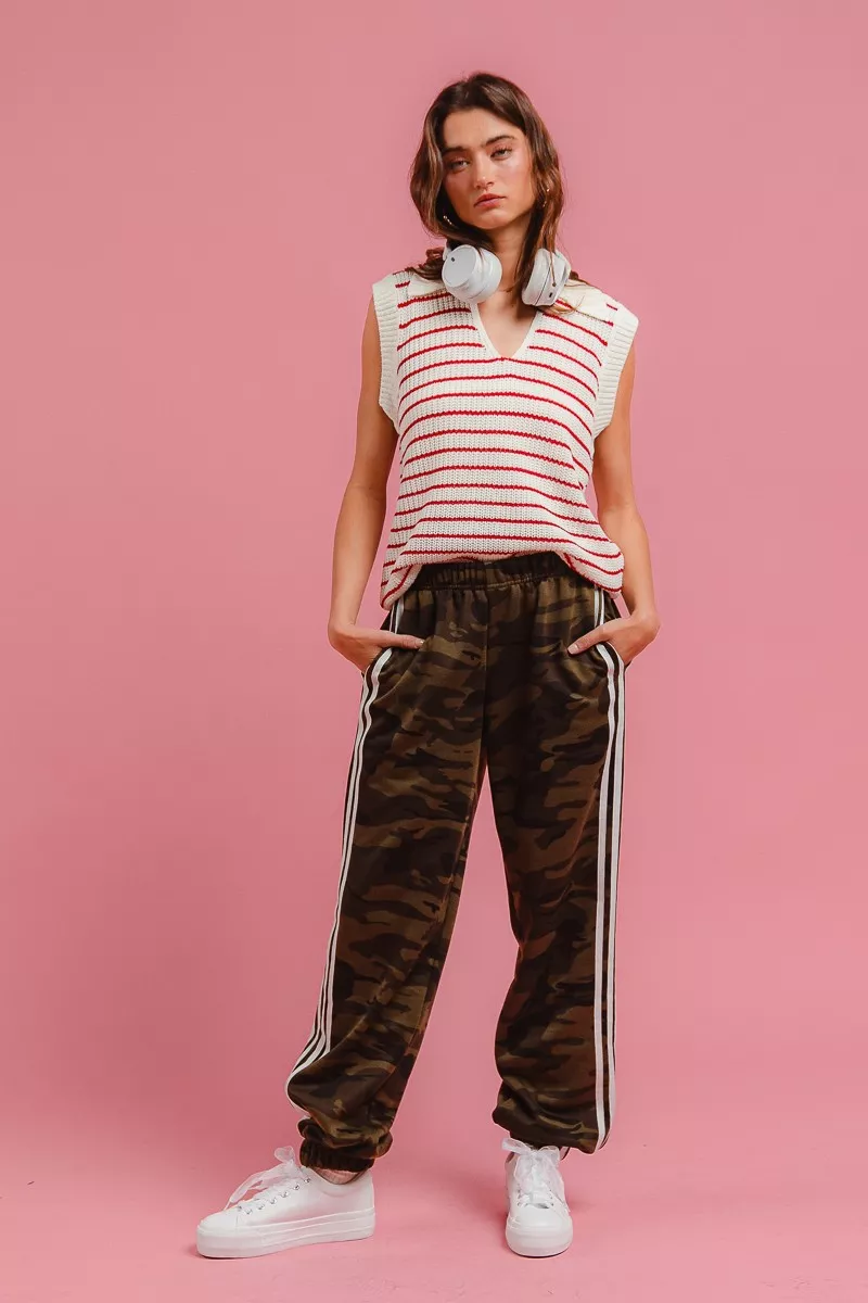 Side Lines Camouflage Track Pants, image 5