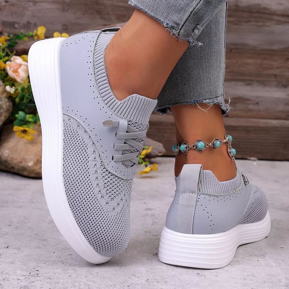 Round Toe Lace Up Sneakers, image 16