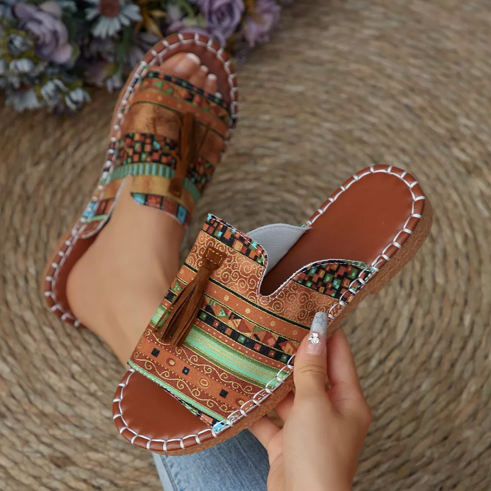 Tassel Open Toe Sandals, image 6