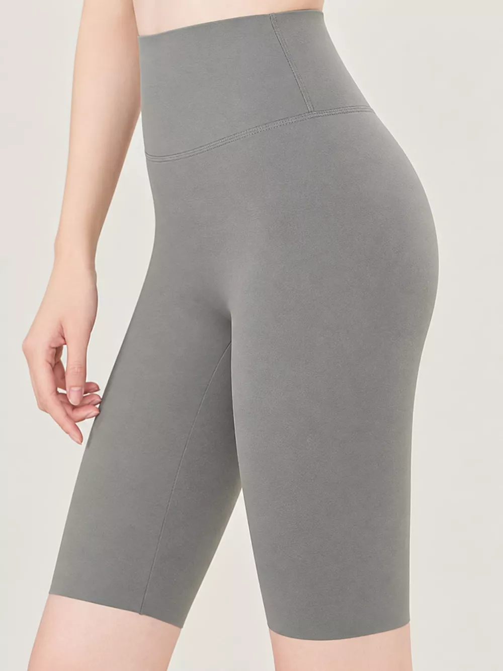 Full Size High-Waisted Seamless Compression Active Shorts Plus Size, image 27