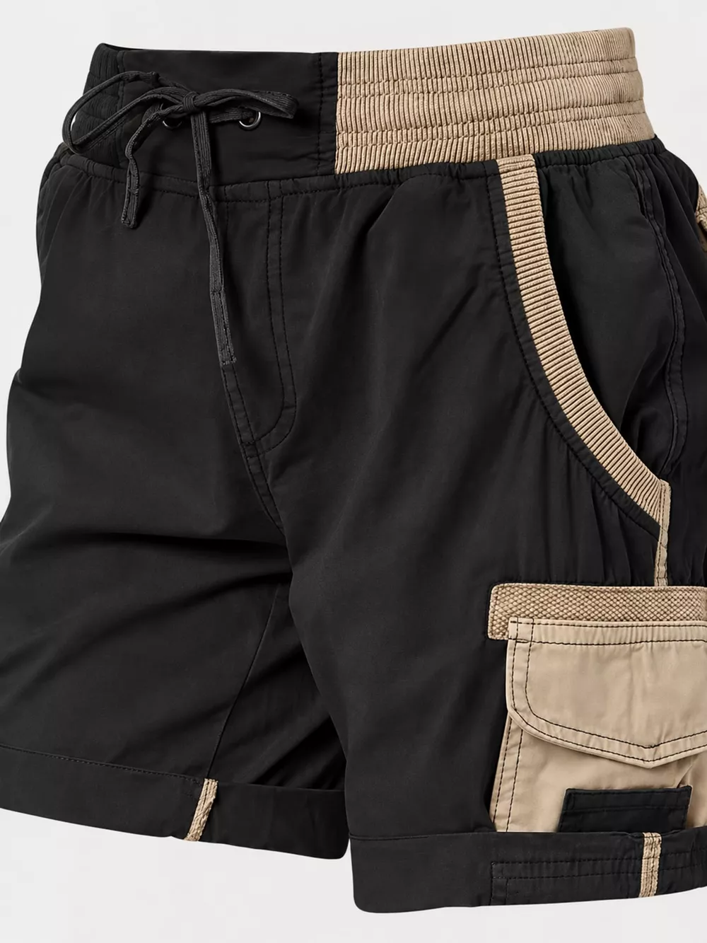 Full Size Drawstring Cargo Shorts Plus Size, image 61