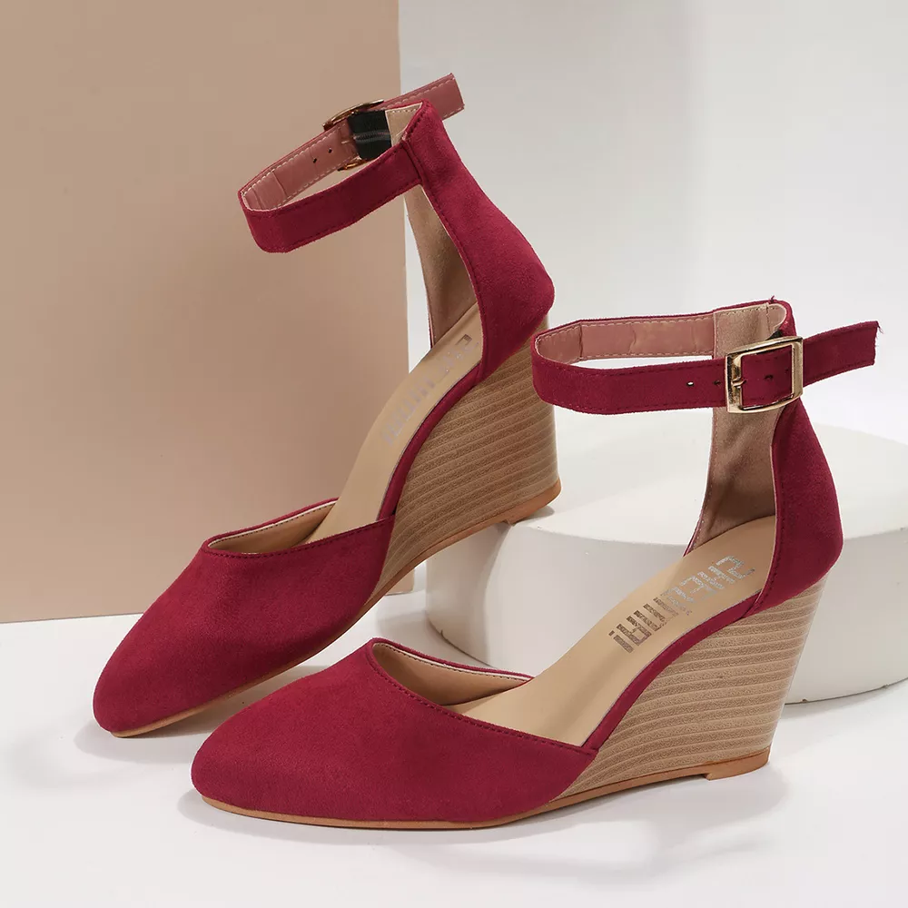 Point Toe Wedge Sandals, image 4