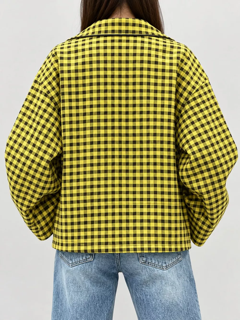 Plaid Zip-Up Jacket, image 15