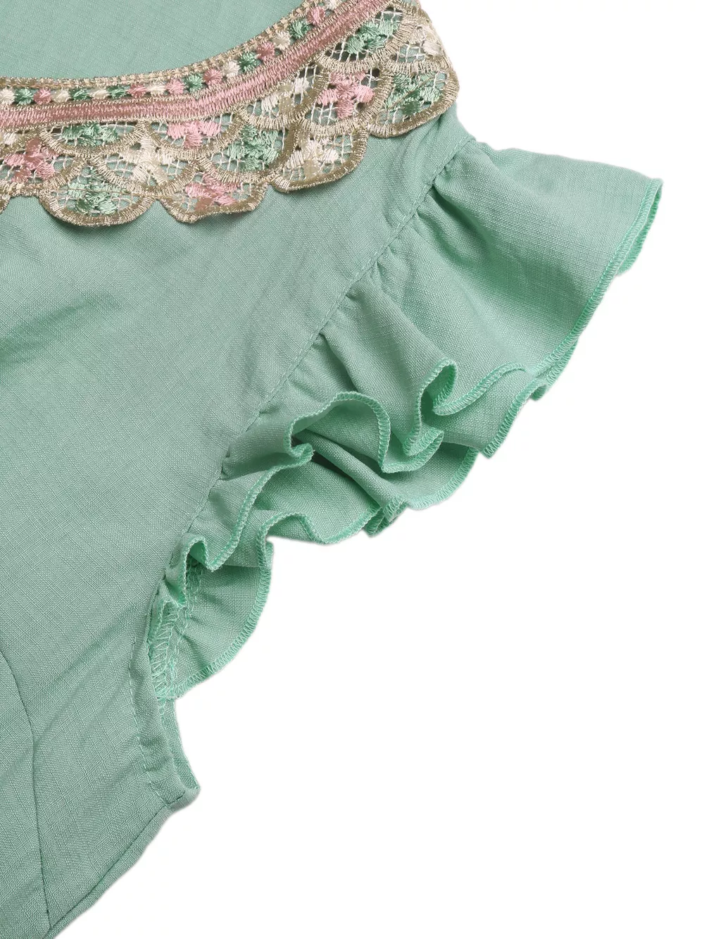 Tie Neck Ruffle Sleeve Maxi Dress, image 7