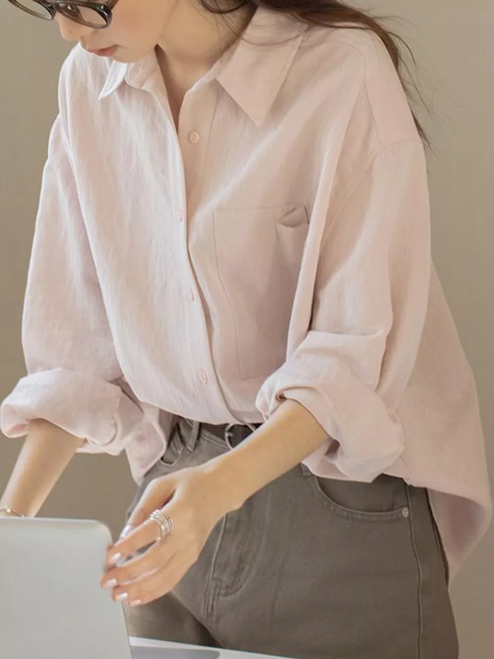 Button-Down Long Sleeve Shirt, image 18