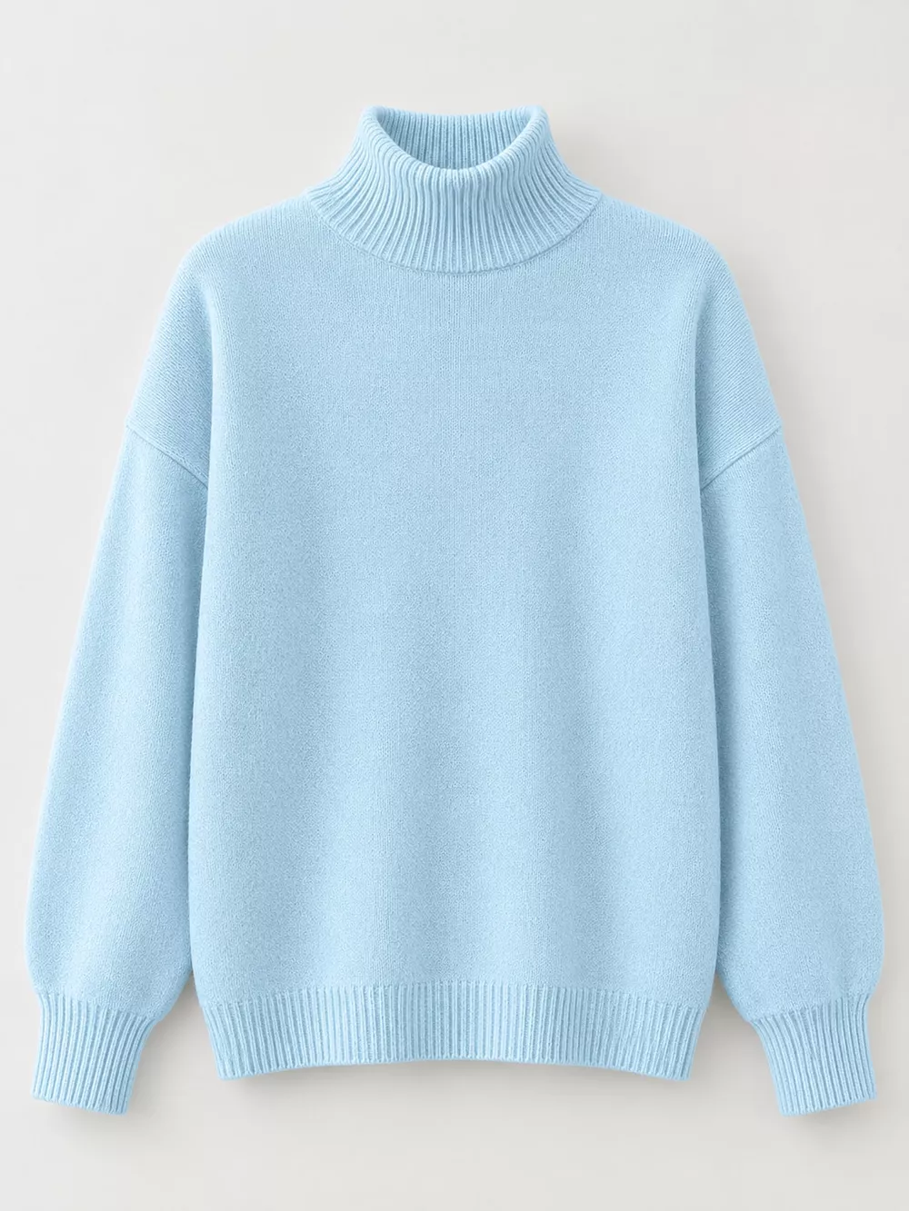 Turtleneck Dropped Shoulder Sweater, image 58