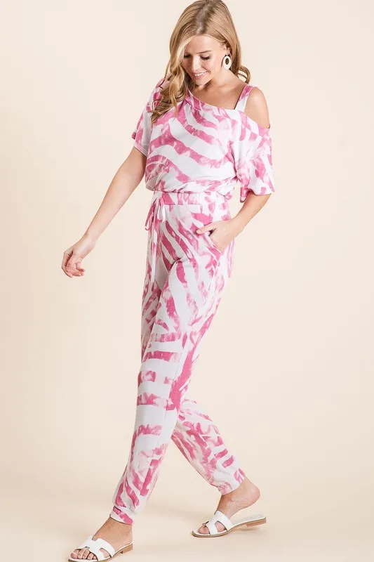 Zebra Print French Terry Top and Pants Set, image 13