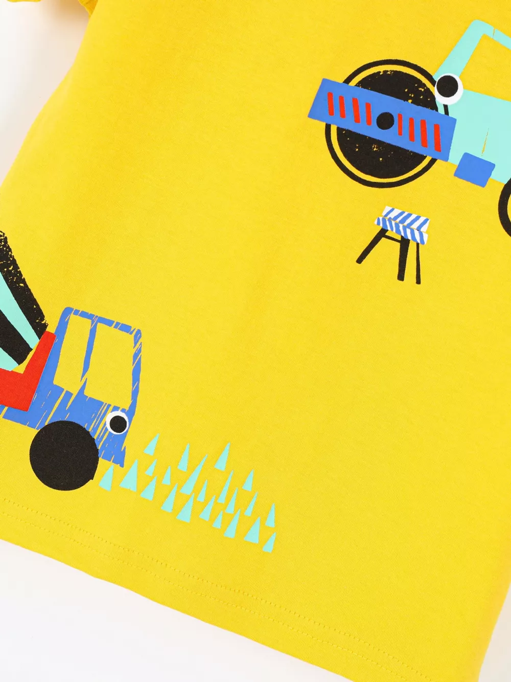 Children's Construction Truck Graphic Short Sleeve T-Shirt, image 4