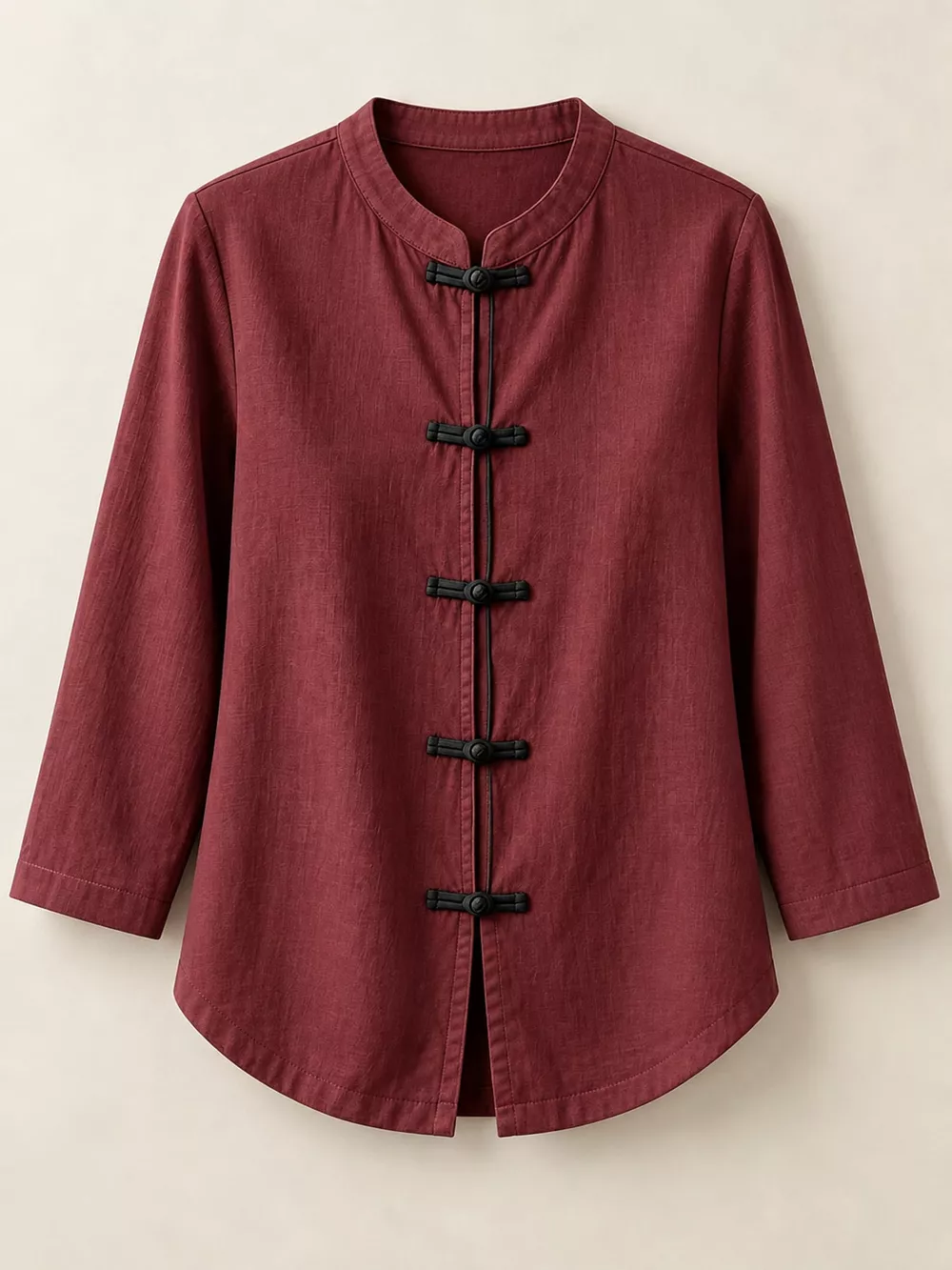 Chinese Style Mandarin Collar Blouse, image 24