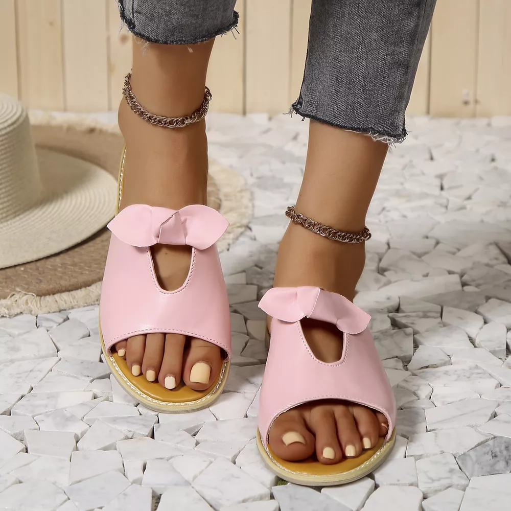 Open Toe Flats Sandals, image 4