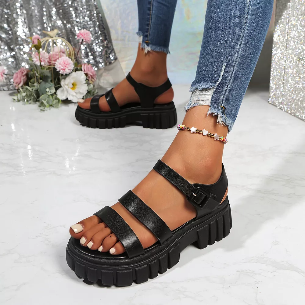Open Toe Platform Sandals, image 3