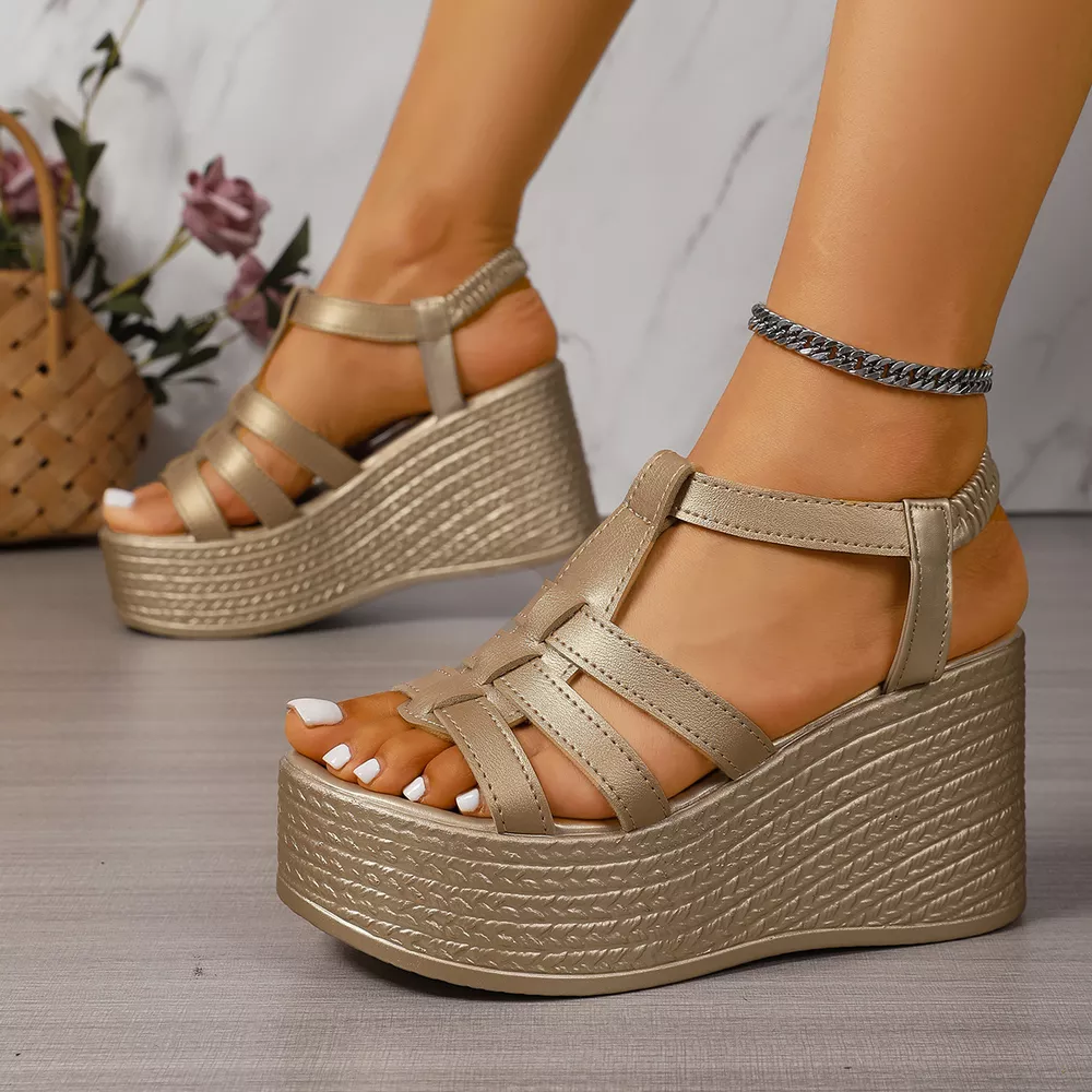 Open Toe Wedge Sandals, image 8