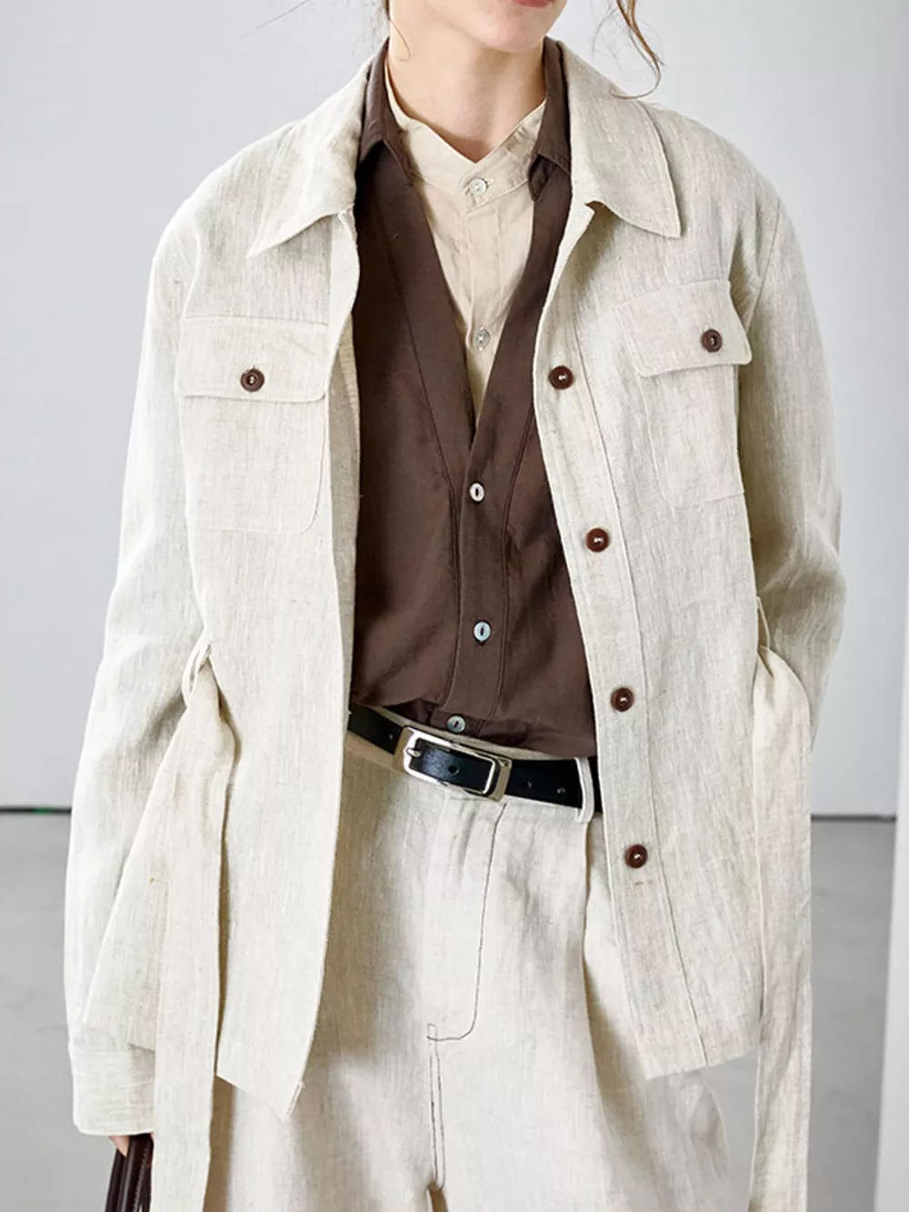 Button Up Long Sleeve Shacket, image 11