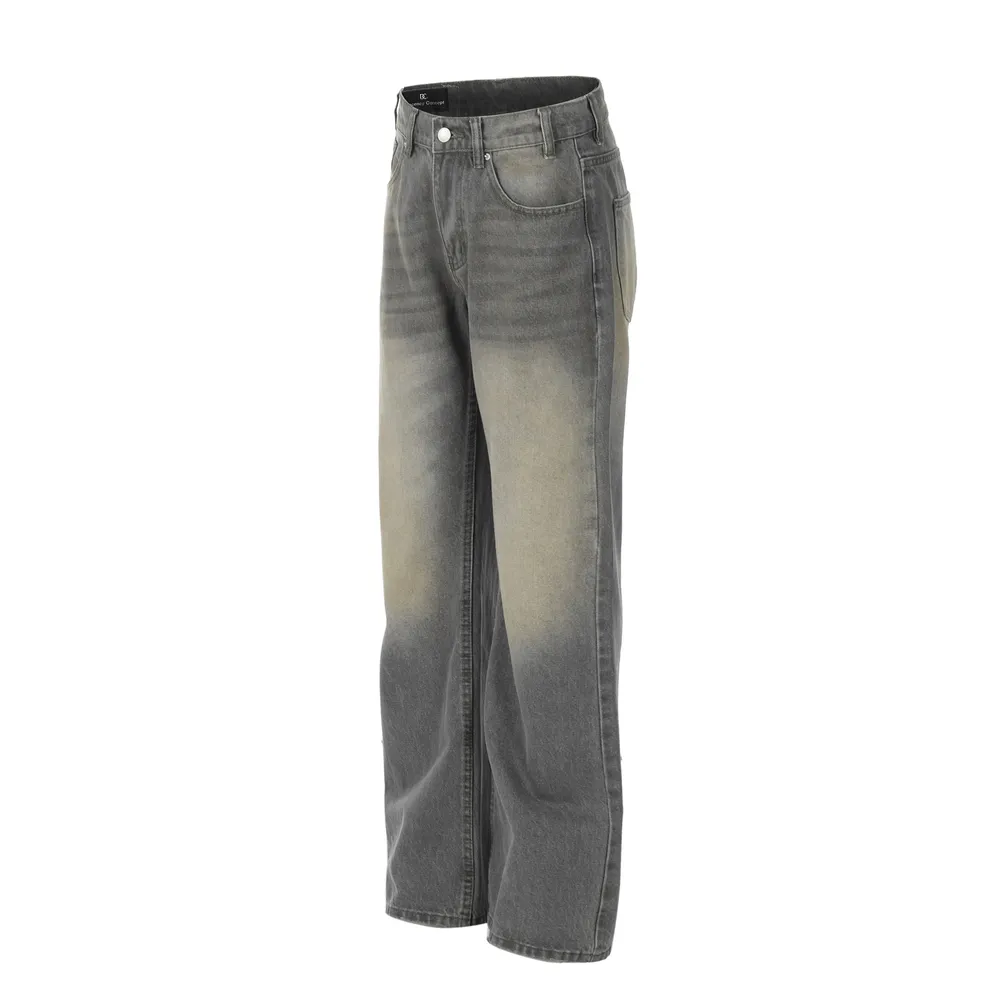 Men's Wide Leg Pocketed Jeans, image 2