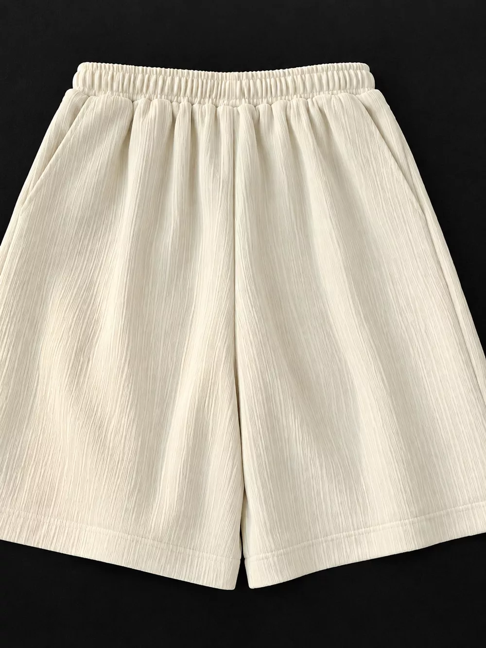 Plus Size Checkerboard Drawstring Casual Shorts, image 9