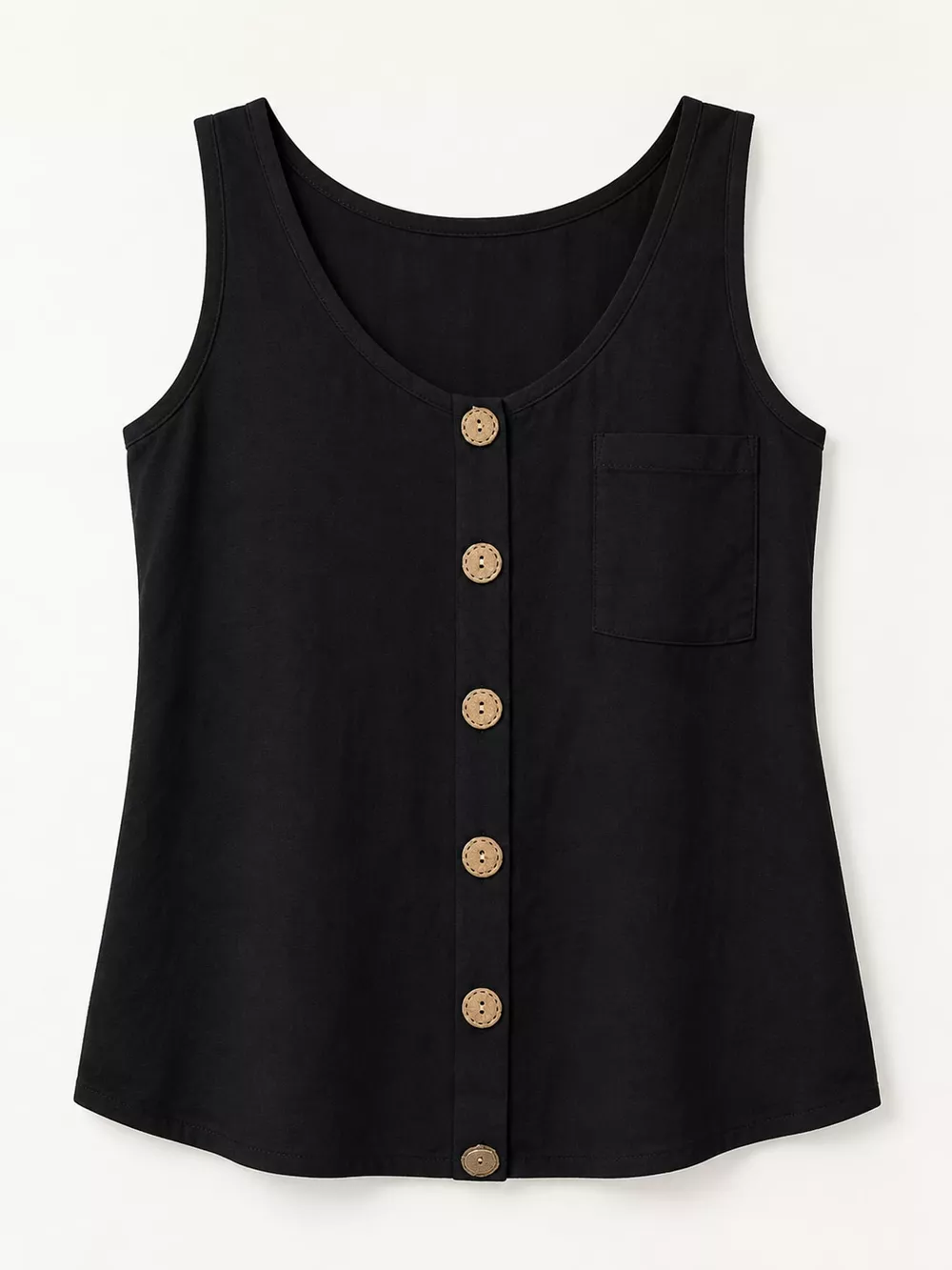 Full Size Casual Round Neck Tank Plus Size, image 9