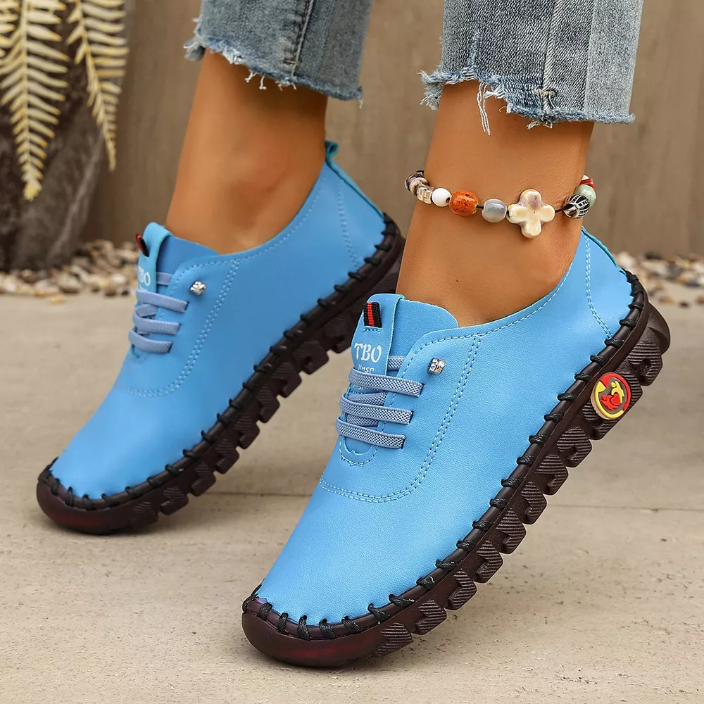 Round Toe Lace Up Sneakers, image 11