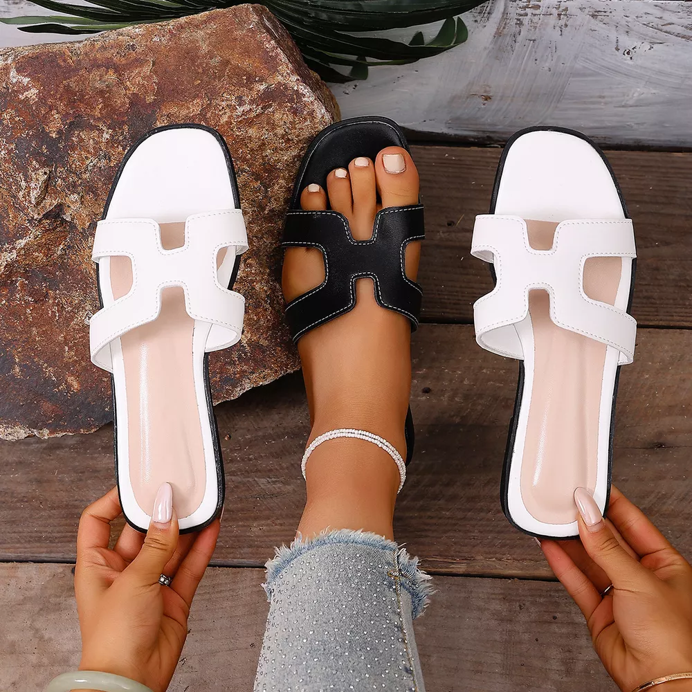 Open Toe Flats Sandals, image 10