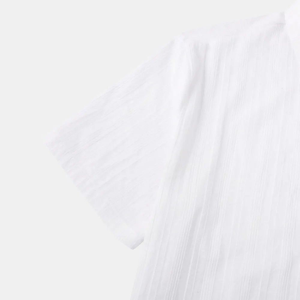 Men's Short Sleeve Button Down Shirt with Chest Pocket, image 21