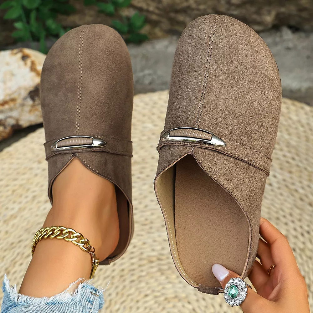 Round Toe Flats Slip-Ons, image 8