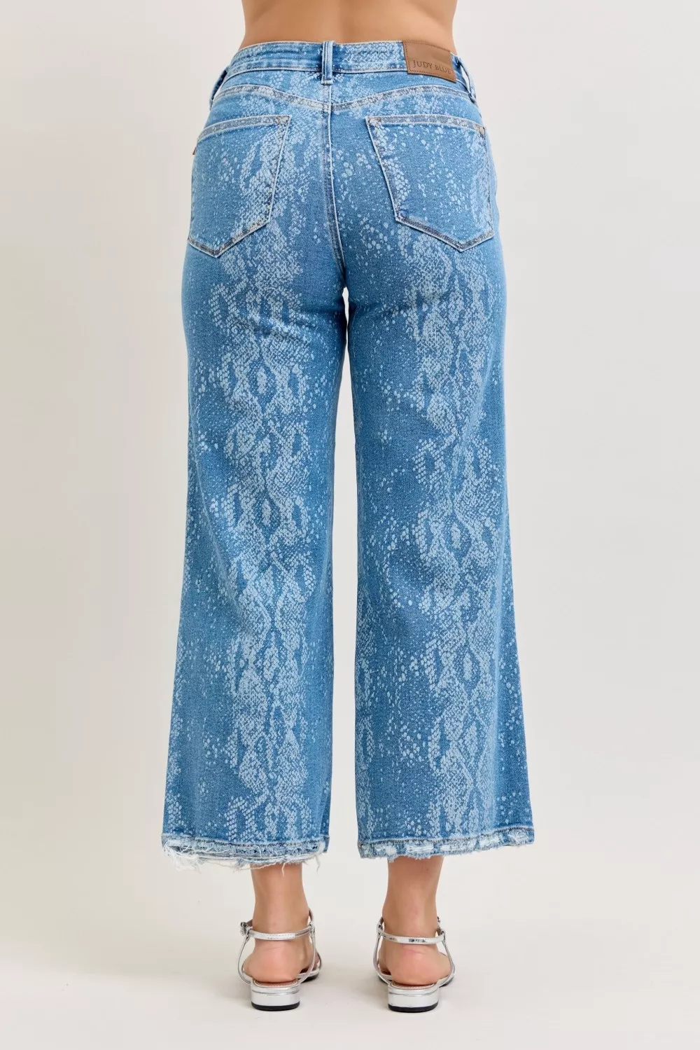 High Rise Ankle Wide Leg Jeans, image 3