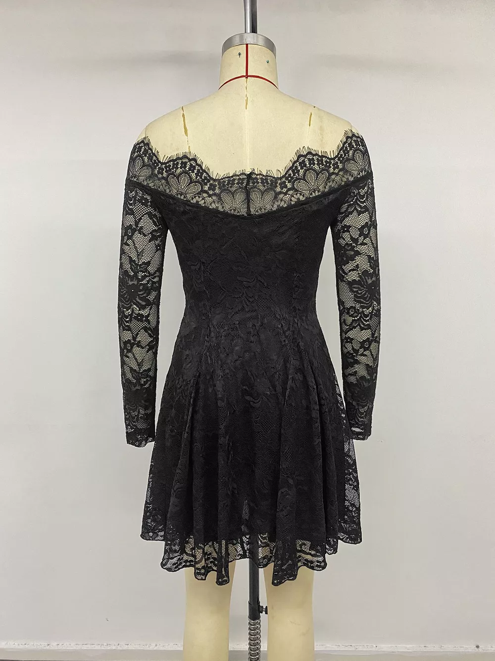 Lace Off Shoulder Mini Dress, image 8