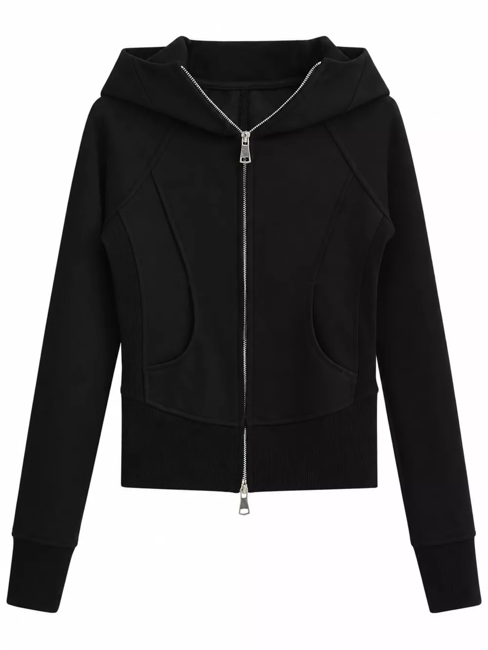 Slim-Fit Full-Zip Hoodie