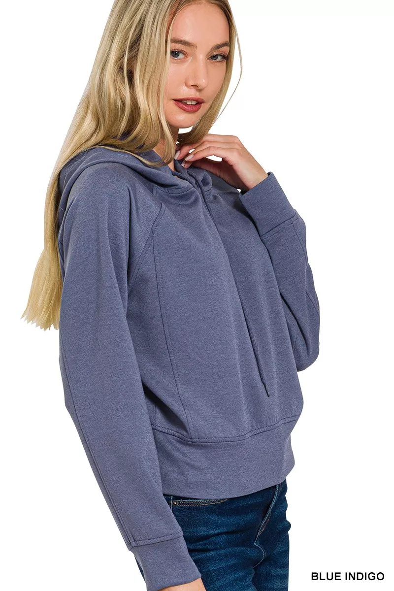 Drawstring Scuba Hoodie, image 3
