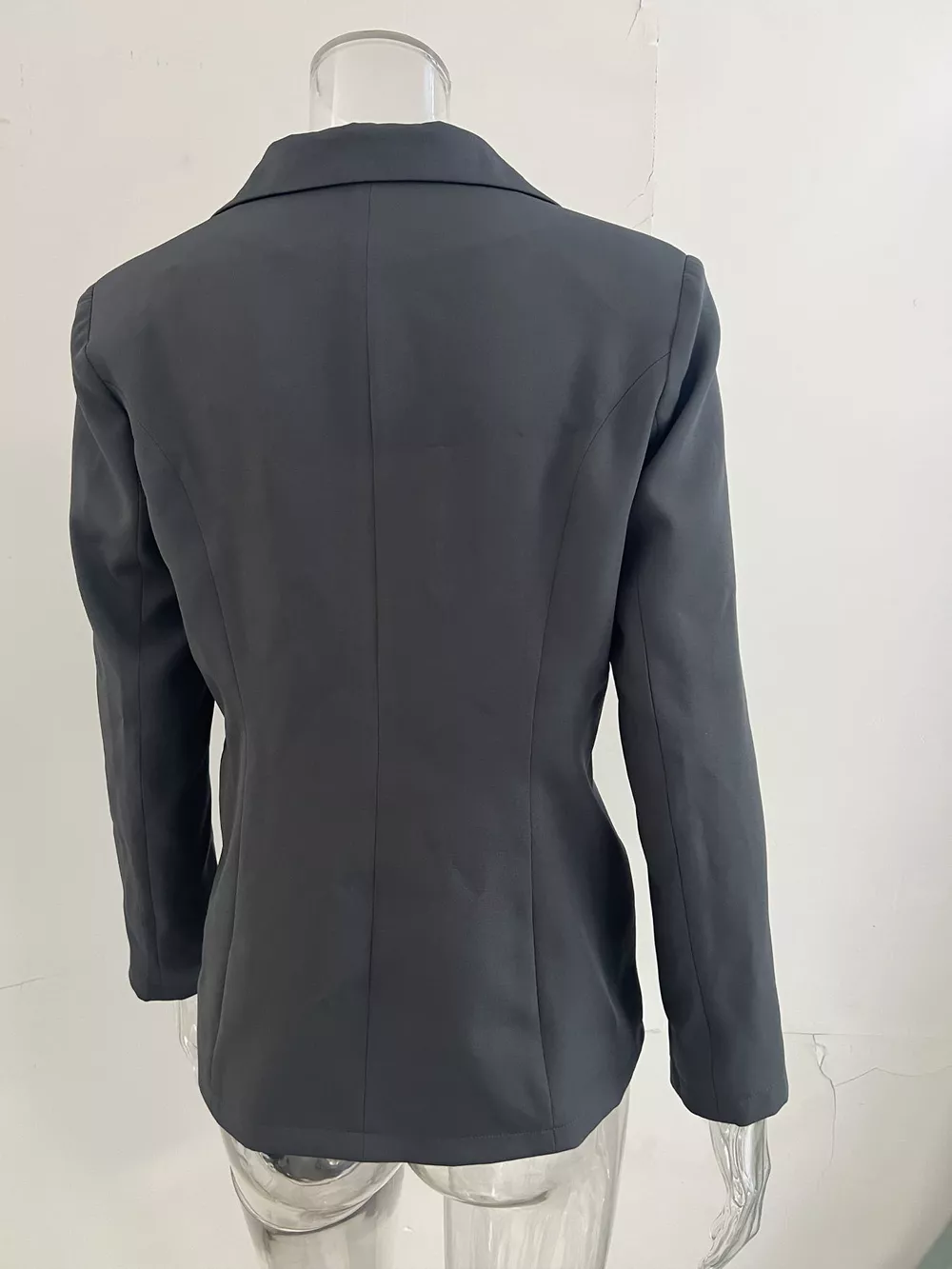 Slim-Fit Single-Button Casual Blazer, image 4