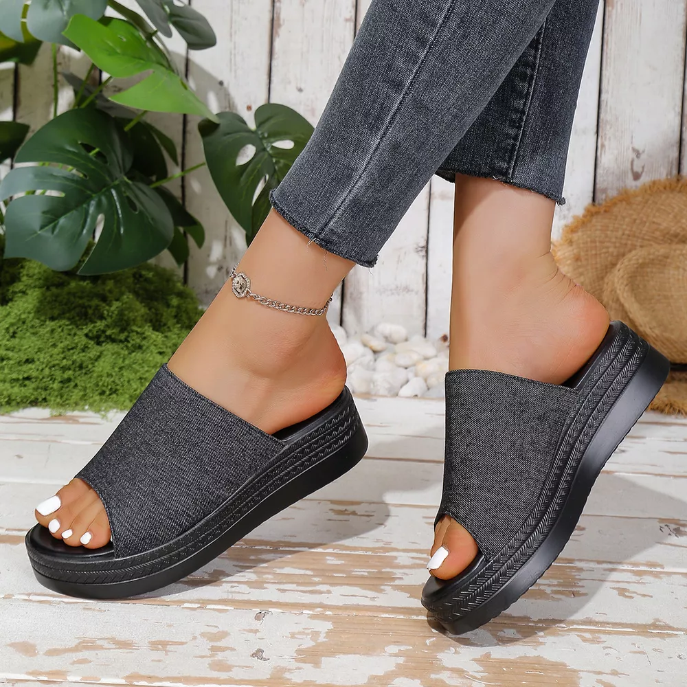 Open Toe Platform Sandals, image 3