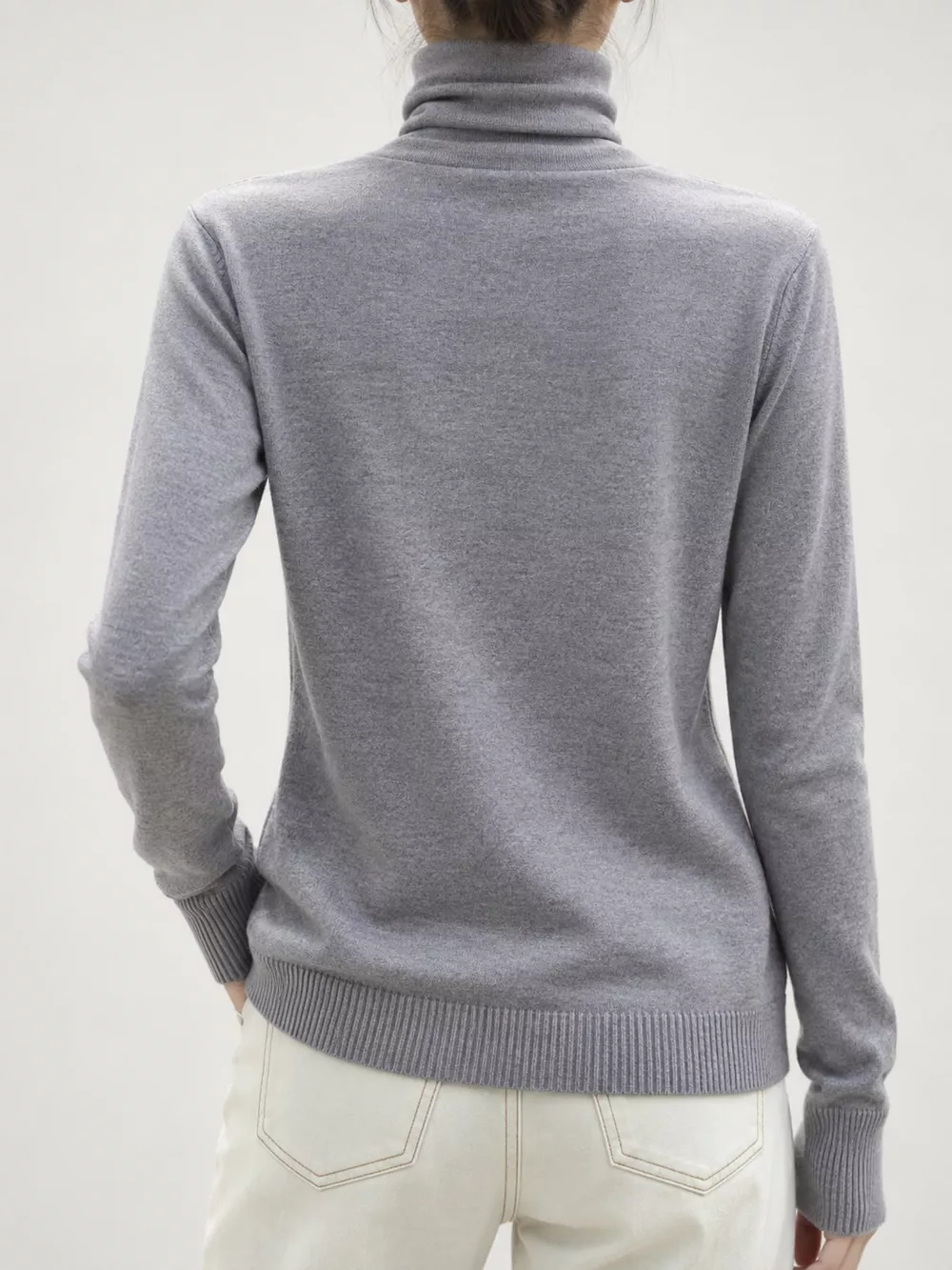 Full Size Slim-Fit Turtleneck Knit Top Plus Size, image 9