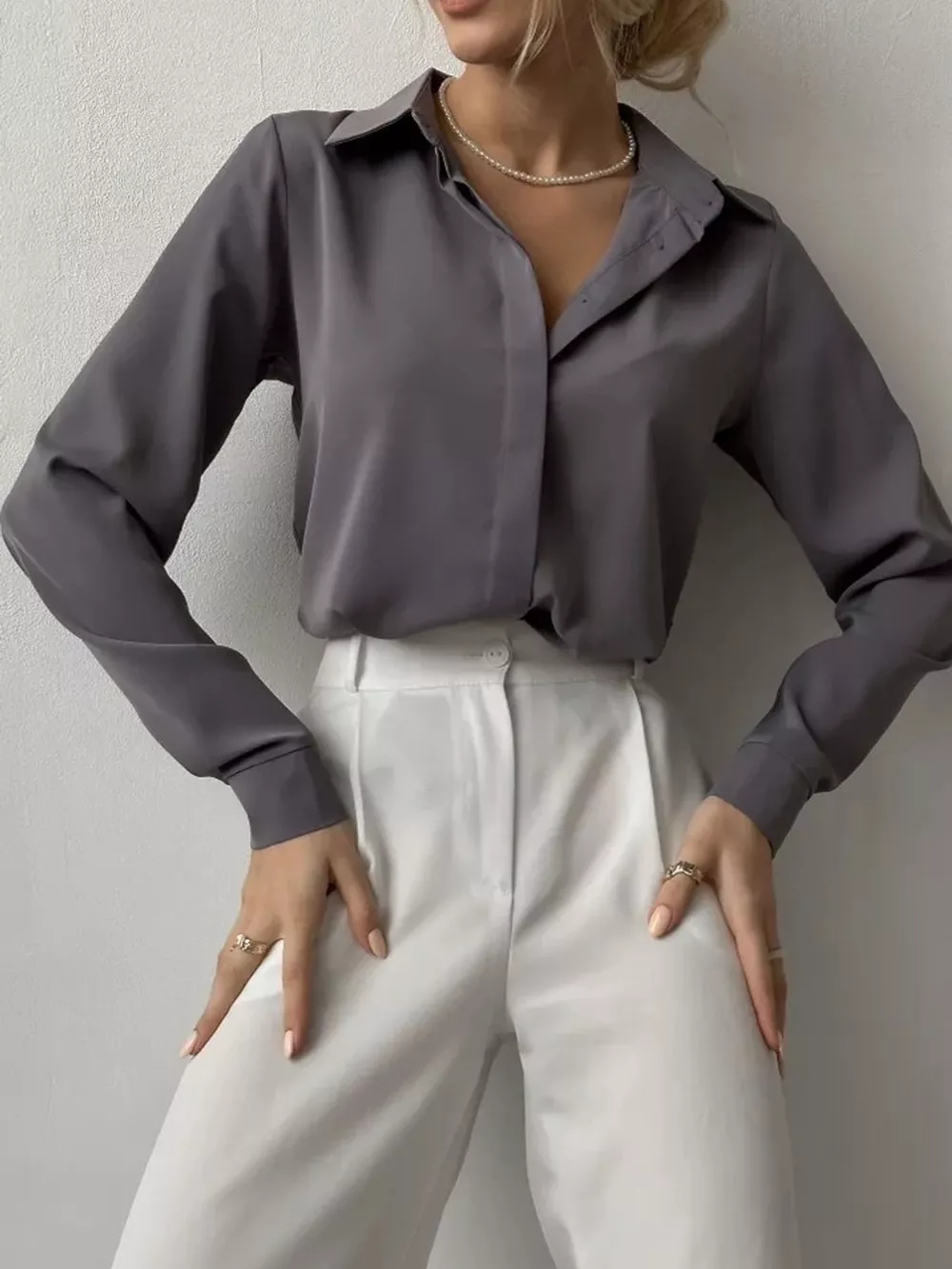 Button Up Long-Sleeve Shirt, image 4