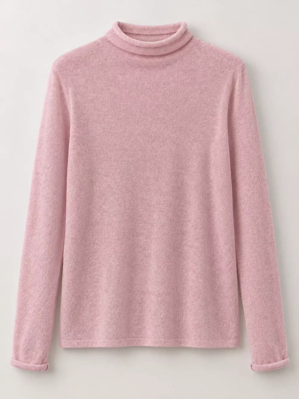 Sheer Turtleneck Knit Top, image 13