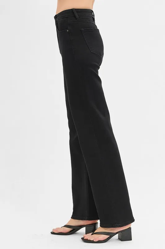 Full Size High Rise Wide Leg Jeans Plus Size, image 4