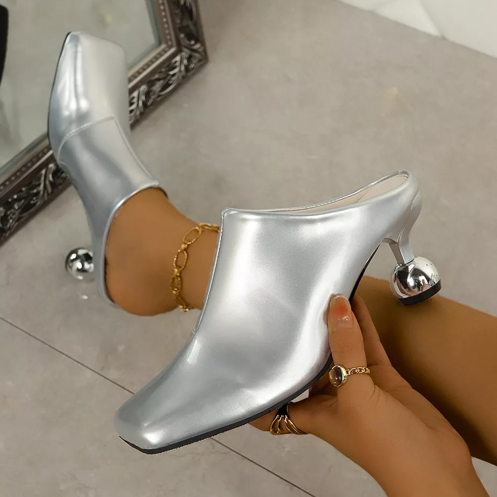 Square Toe Block Heels Sandals, image 5