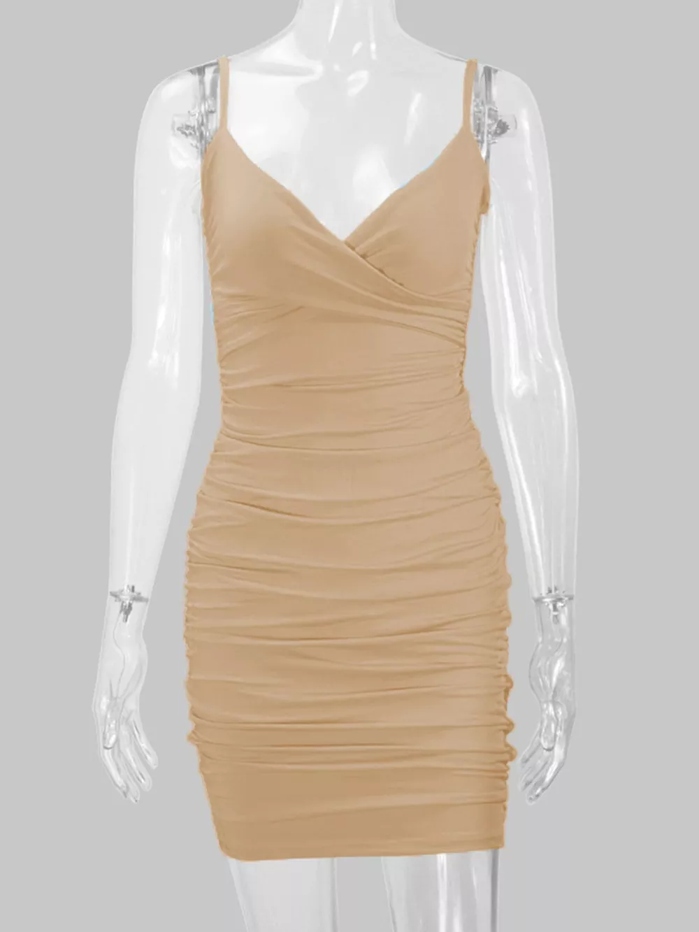 Ruched Bodycon Mini Dress, image 7