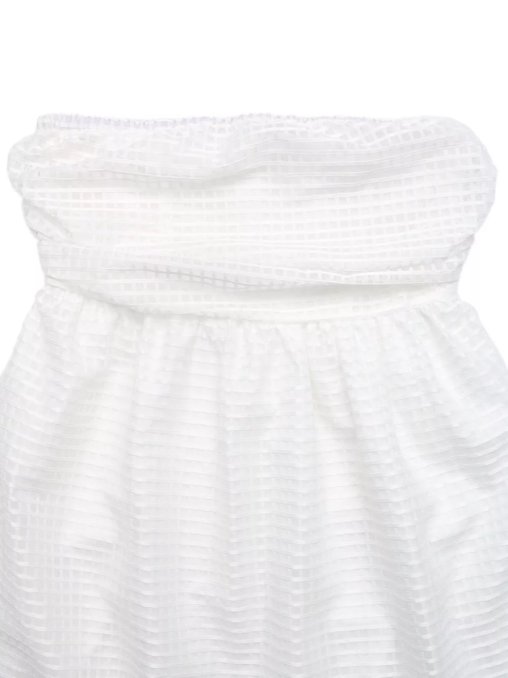 Grid Pattern Strapless Mini Dress, image 6