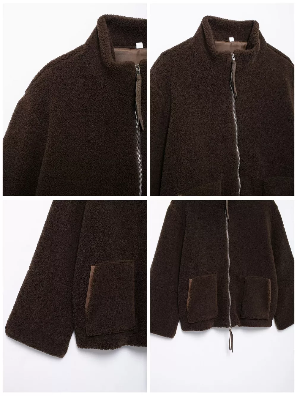 Sherpa Zip-Up Outerwear, image 16